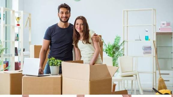 Crew loading household goods — Leoin Packers and Movers Bangalore